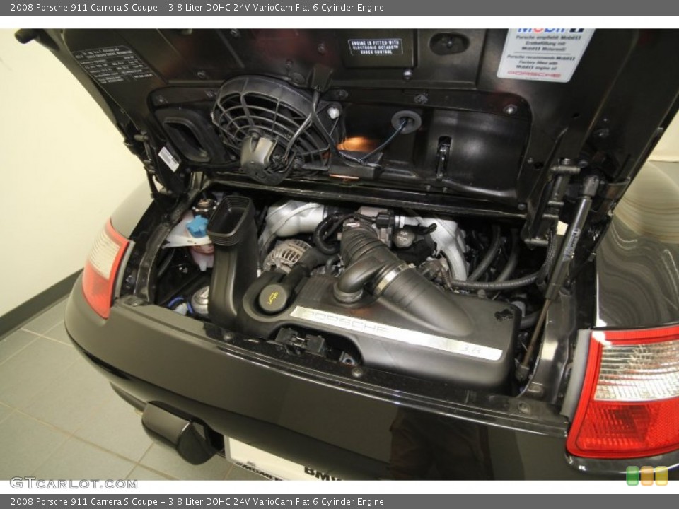 3.8 Liter DOHC 24V VarioCam Flat 6 Cylinder Engine for the 2008 Porsche 911 #63272299