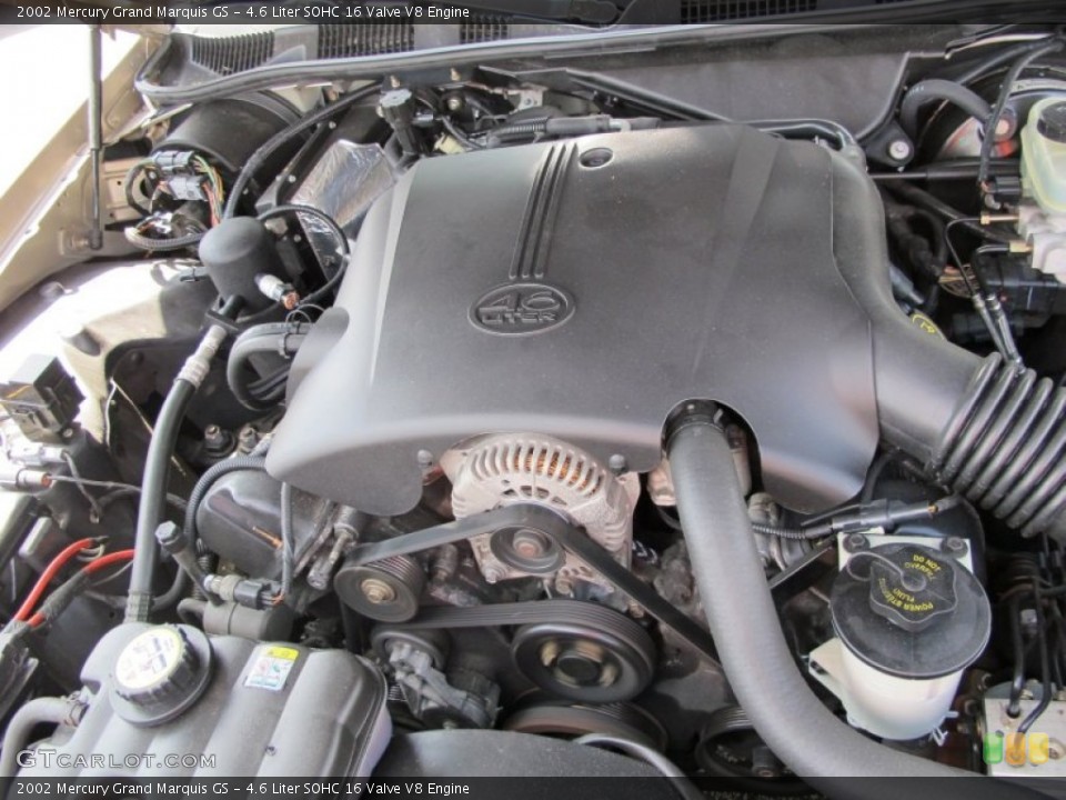 4.6 Liter SOHC 16 Valve V8 Engine for the 2002 Mercury Grand Marquis #63273433
