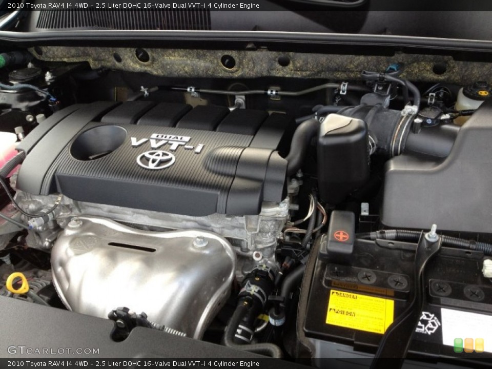 2.5 Liter DOHC 16-Valve Dual VVT-i 4 Cylinder Engine for the 2010 Toyota RAV4 #63277426