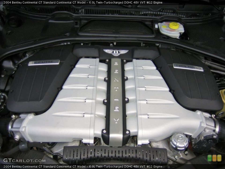 6.0L Twin-Turbocharged DOHC 48V VVT W12 Engine for the 2004 Bentley Continental GT #63282622