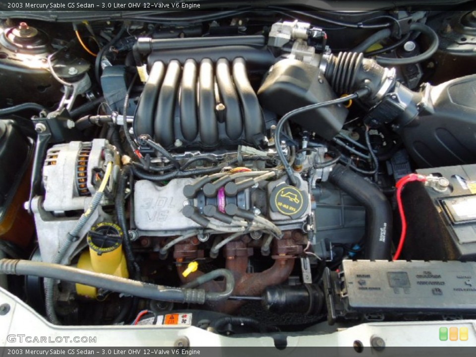 3.0 Liter OHV 12-Valve V6 Engine for the 2003 Mercury Sable #63311249