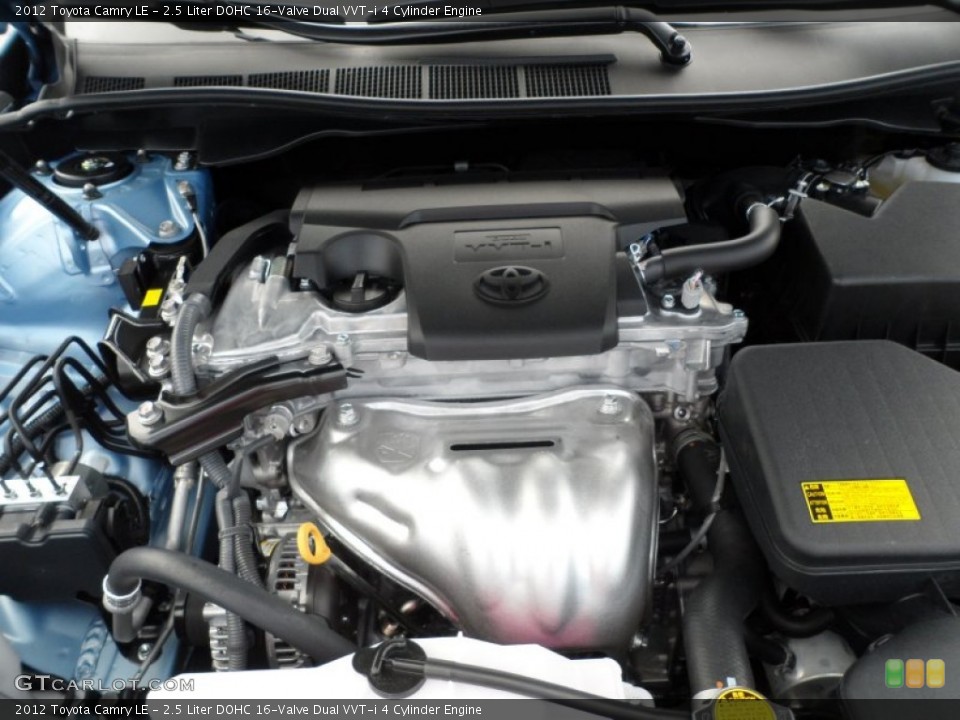 2.5 Liter DOHC 16-Valve Dual VVT-i 4 Cylinder Engine for the 2012 Toyota Camry #63314789