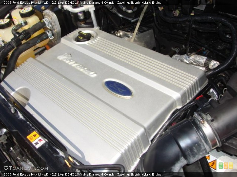 2.3 Liter DOHC 16-Valve Duratec 4 Cylinder Gasoline/Electric Hybrid Engine for the 2005 Ford Escape #63324838