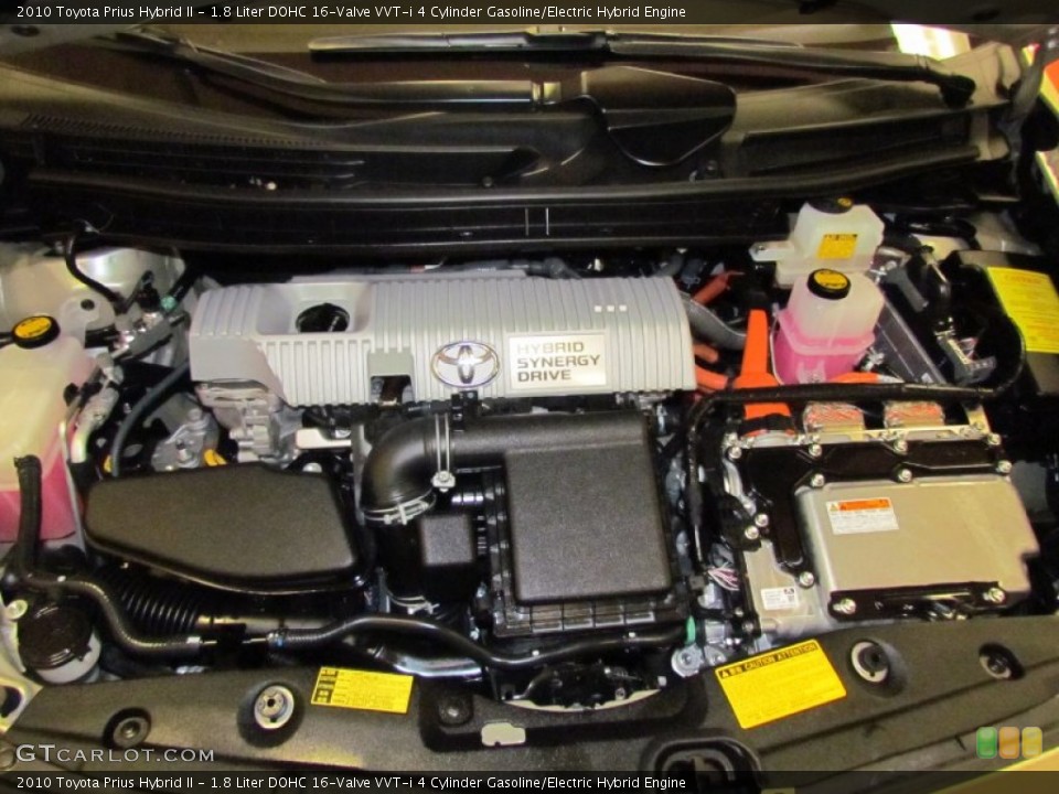 1.8 Liter DOHC 16-Valve VVT-i 4 Cylinder Gasoline/Electric Hybrid Engine for the 2010 Toyota Prius #63363666