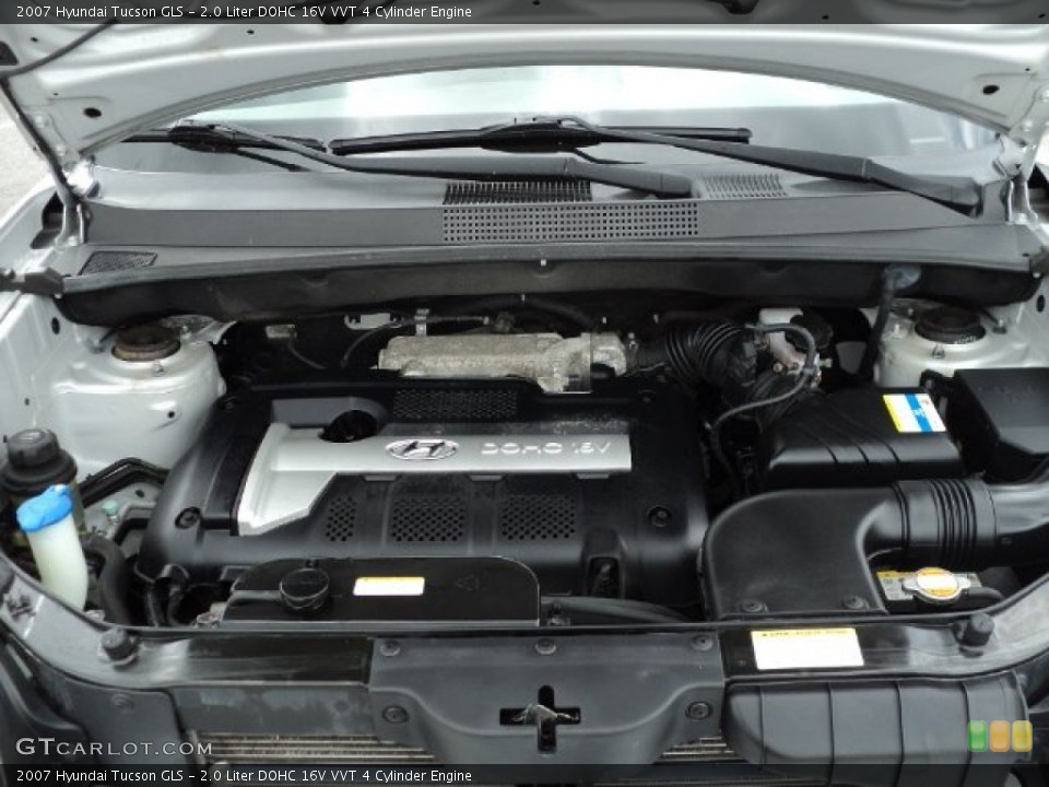 2.0 Liter DOHC 16V VVT 4 Cylinder Engine for the 2007 Hyundai Tucson #63365255