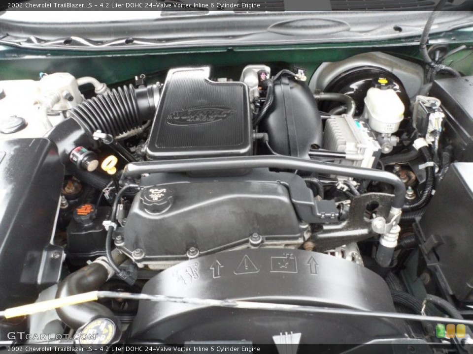 4.2 Liter DOHC 24-Valve Vortec Inline 6 Cylinder Engine for the 2002 Chevrolet TrailBlazer #63371840