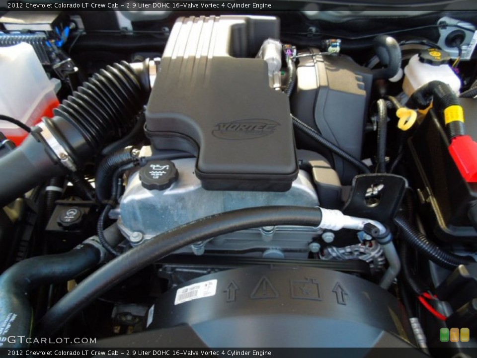 2.9 Liter DOHC 16-Valve Vortec 4 Cylinder 2012 Chevrolet Colorado Engine