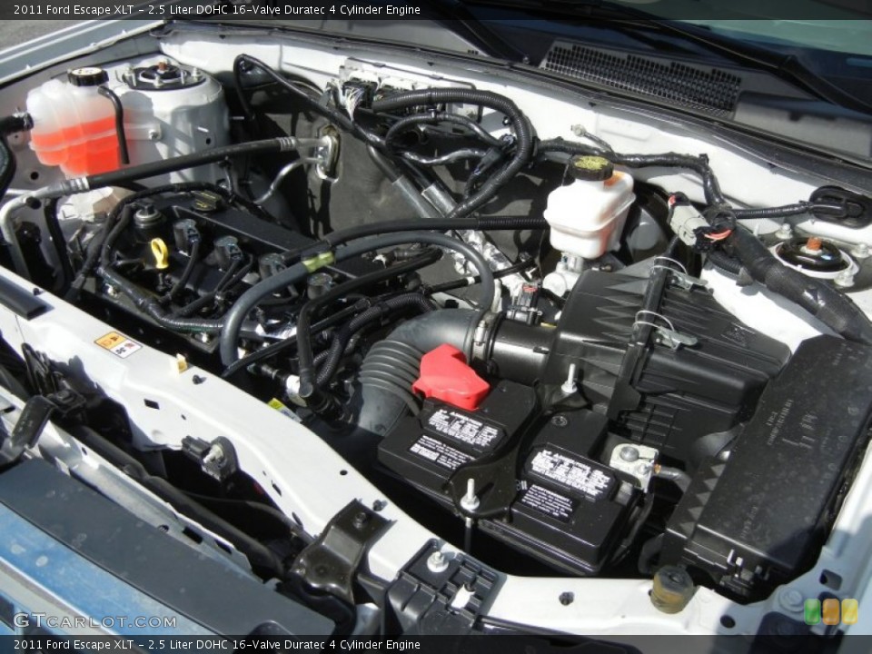 2.5 Liter DOHC 16-Valve Duratec 4 Cylinder Engine for the 2011 Ford Escape #63392017