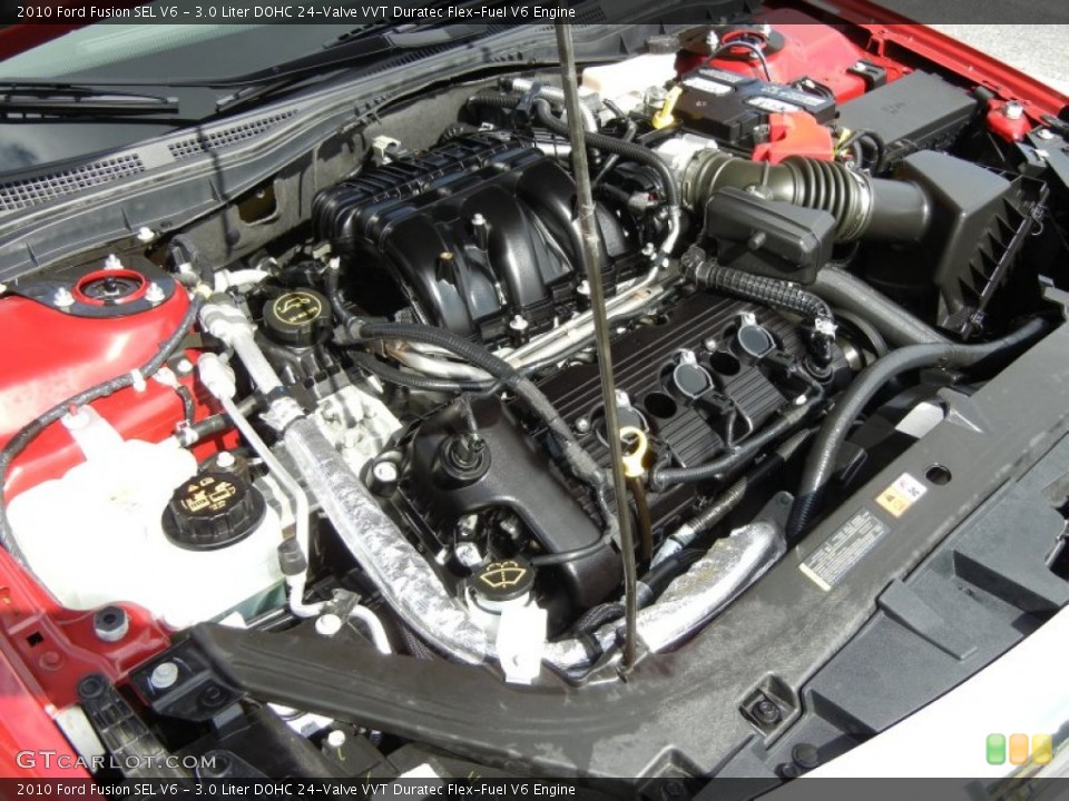 3.0 Liter DOHC 24-Valve VVT Duratec Flex-Fuel V6 Engine for the 2010 Ford Fusion #63392779