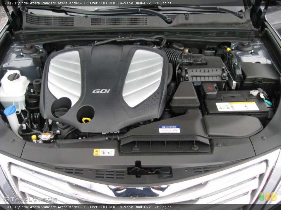3.3 Liter GDI DOHC 24-Valve Dual-CVVT V6 Engine for the 2012 Hyundai Azera #63399430