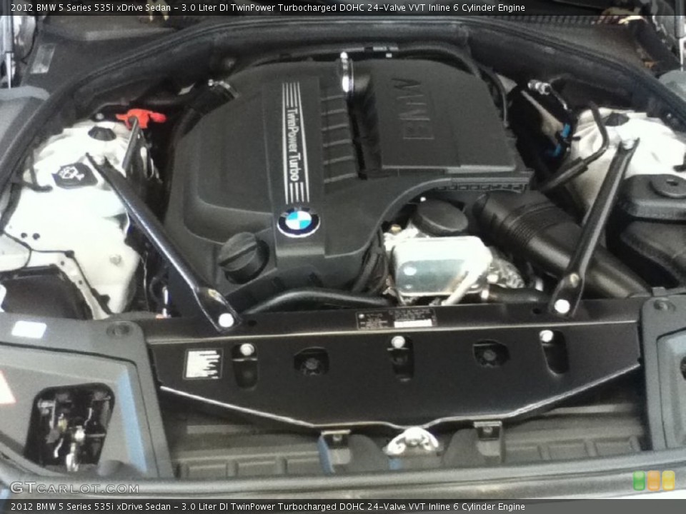 3.0 Liter DI TwinPower Turbocharged DOHC 24-Valve VVT Inline 6 Cylinder Engine for the 2012 BMW 5 Series #63409532