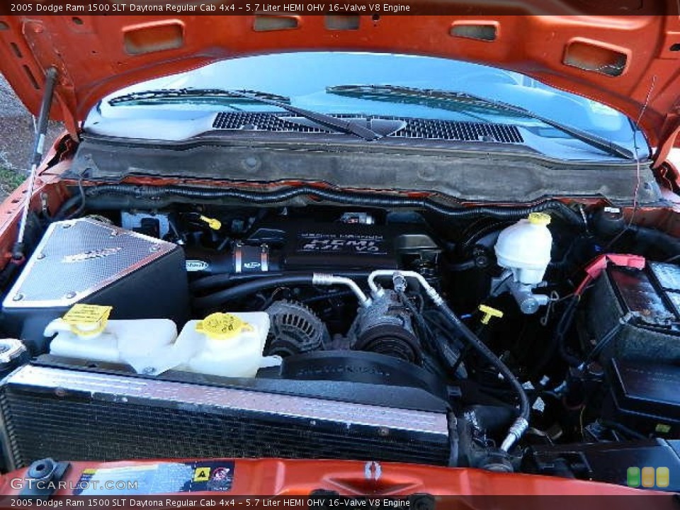 5.7 Liter HEMI OHV 16-Valve V8 Engine for the 2005 Dodge Ram 1500 #63423518
