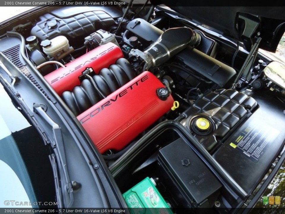 5.7 Liter OHV 16-Valve LS6 V8 Engine for the 2001 Chevrolet Corvette #63441620