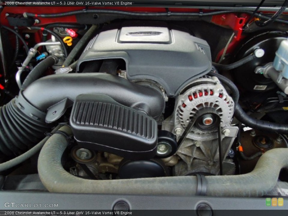 5.3 Liter OHV 16-Valve Vortec V8 Engine for the 2008 Chevrolet Avalanche #63446000