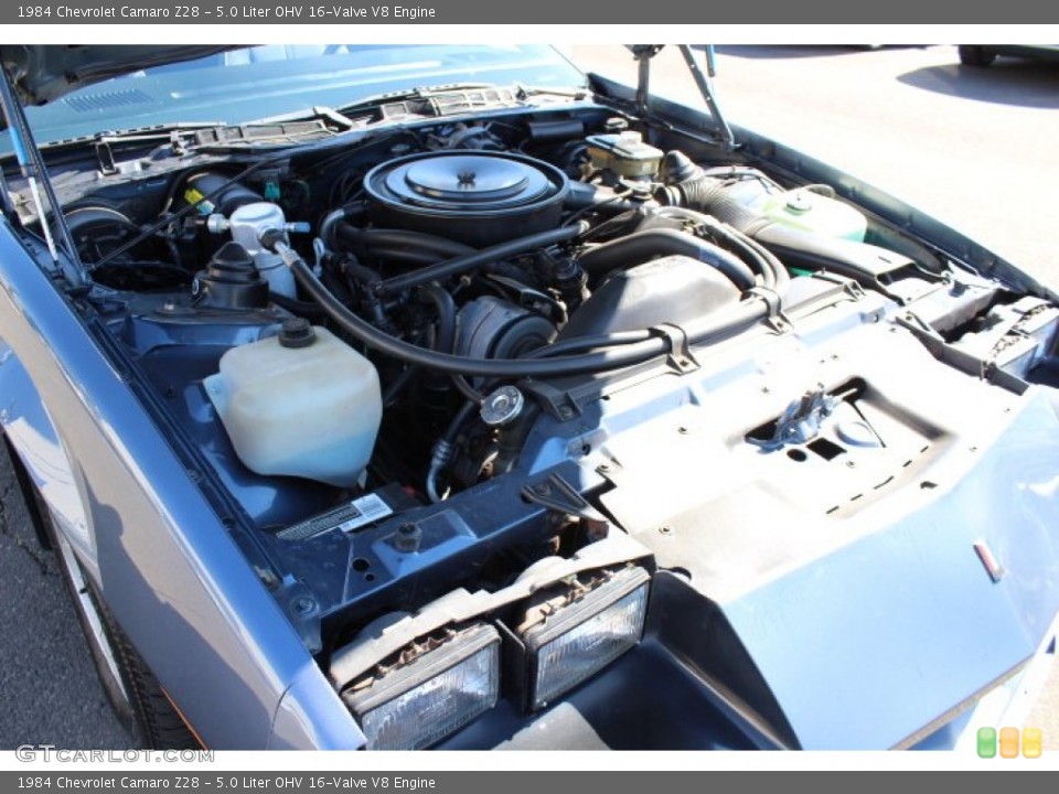 5.0 Liter OHV 16-Valve V8 1984 Chevrolet Camaro Engine