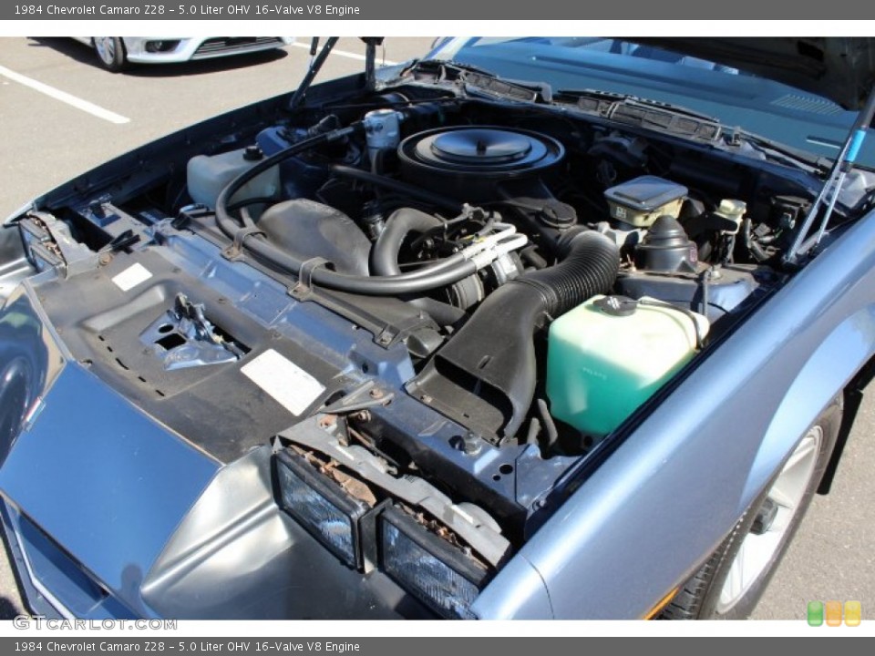5.0 Liter OHV 16-Valve V8 Engine for the 1984 Chevrolet Camaro #63456361