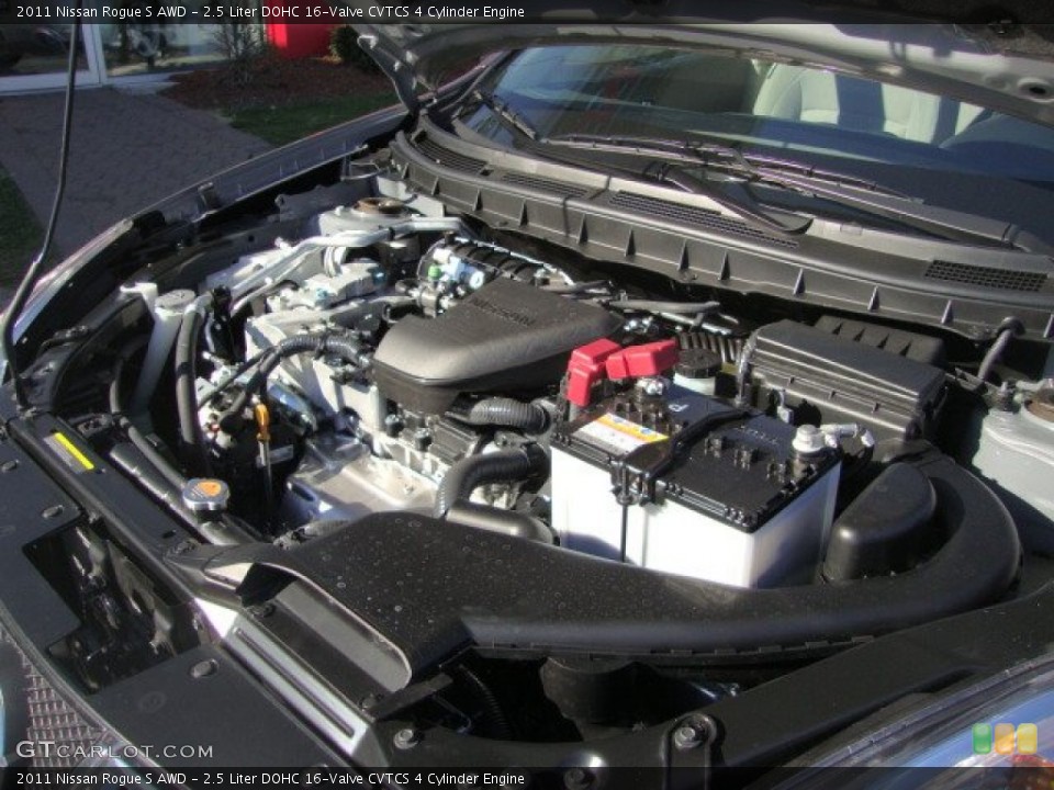 2.5 Liter DOHC 16-Valve CVTCS 4 Cylinder Engine for the 2011 Nissan Rogue #63494273