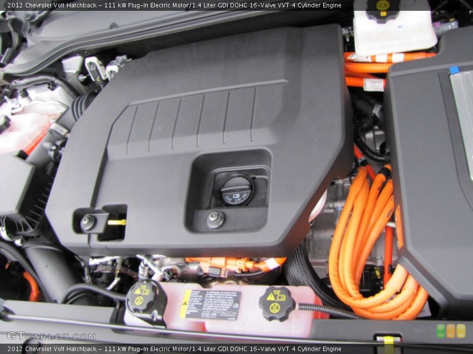 111 kW Plug-In Electric Motor/1.4 Liter GDI DOHC 16-Valve VVT 4 Cylinder Engine for the 2012 Chevrolet Volt #63499834