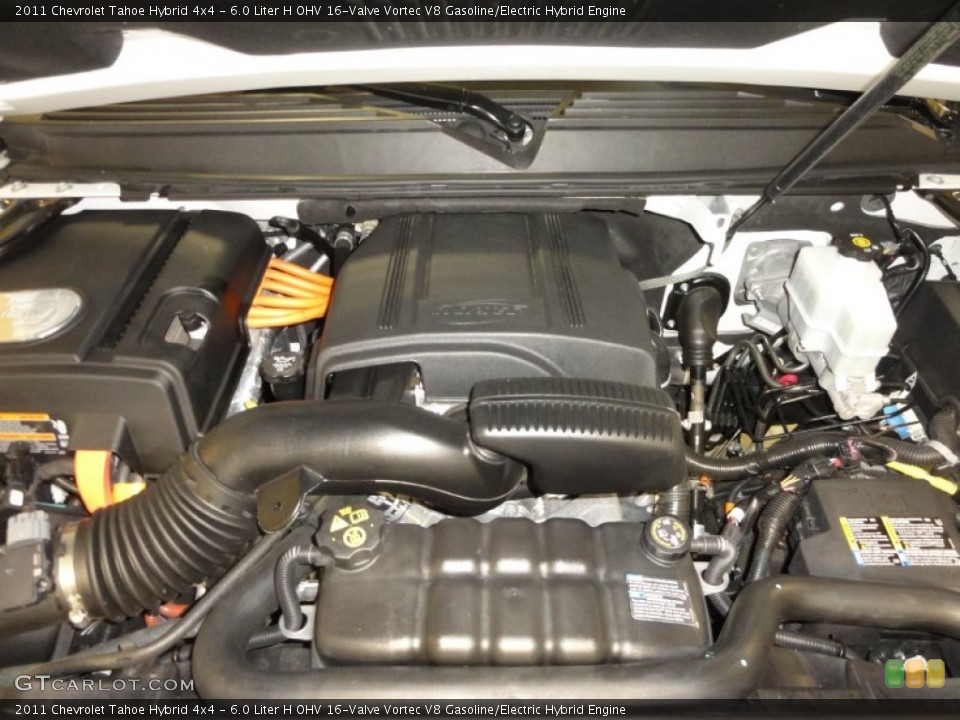 6.0 Liter H OHV 16-Valve Vortec V8 Gasoline/Electric Hybrid Engine for the 2011 Chevrolet Tahoe #63513166