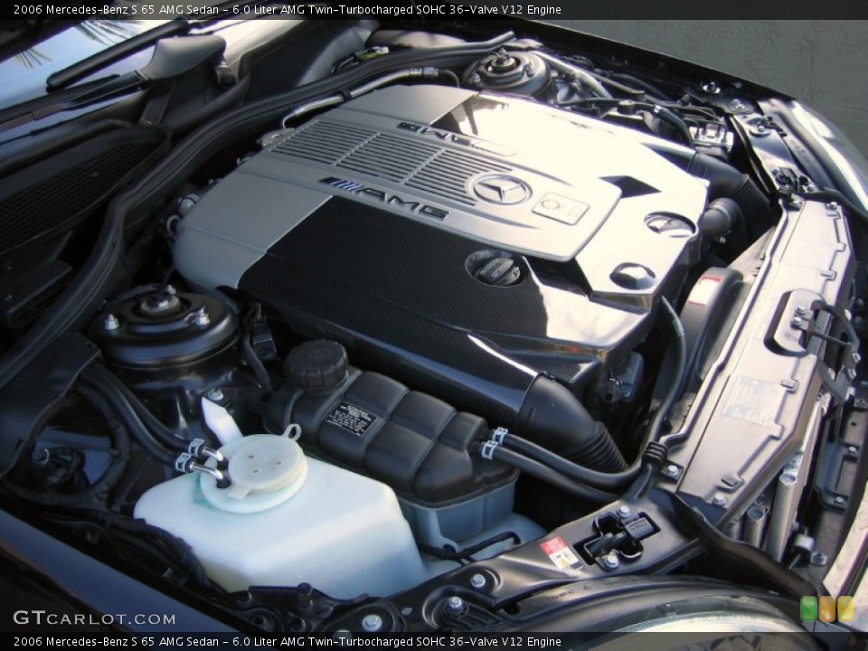 6.0 Liter AMG Twin-Turbocharged SOHC 36-Valve V12 Engine for the 2006 Mercedes-Benz S #63522725