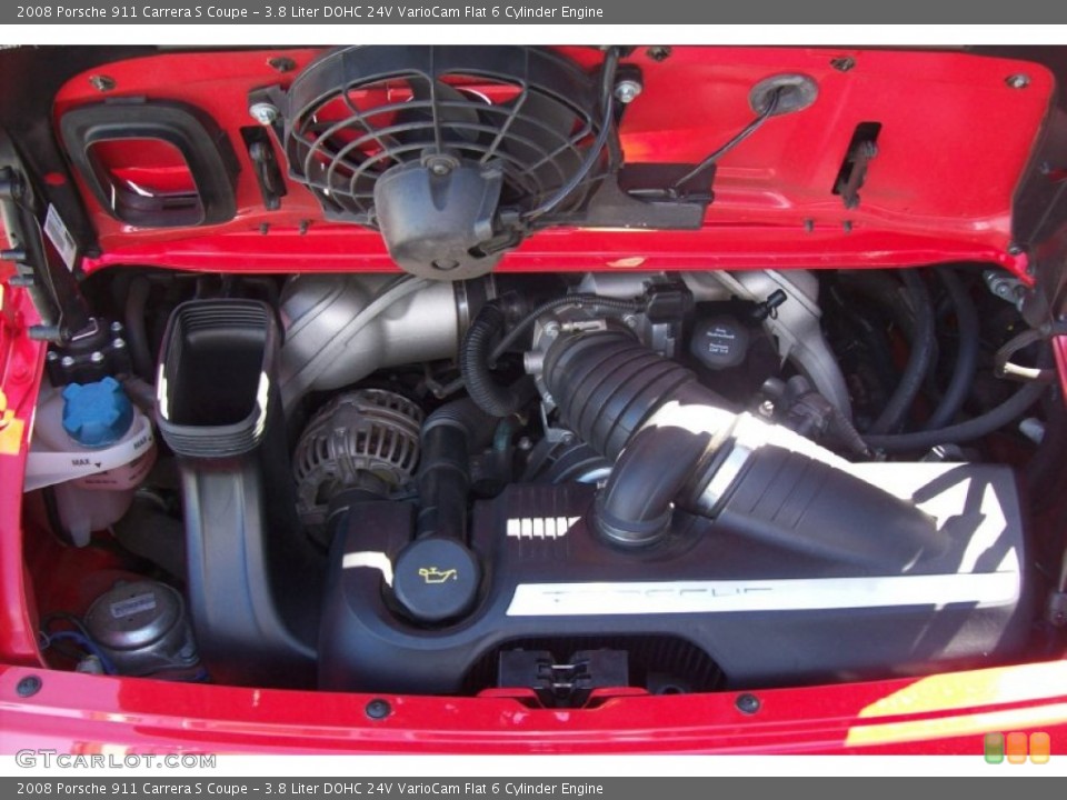 3.8 Liter DOHC 24V VarioCam Flat 6 Cylinder Engine for the 2008 Porsche 911 #63522875