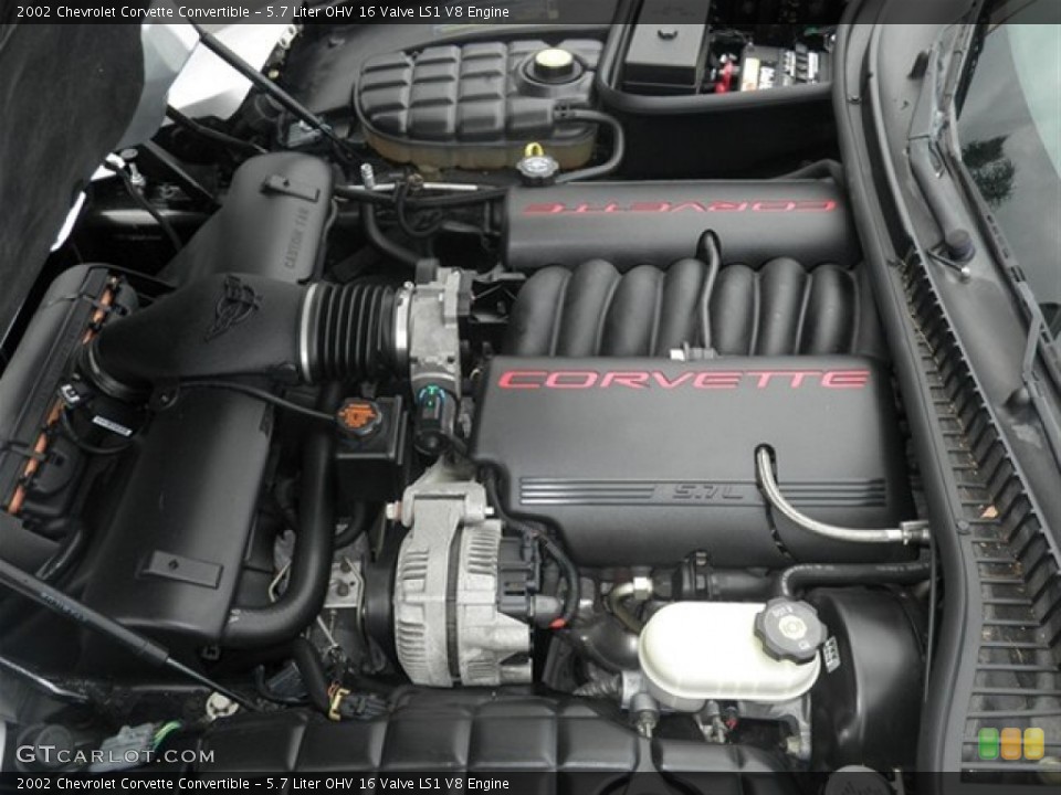 5.7 Liter OHV 16 Valve LS1 V8 Engine for the 2002 Chevrolet Corvette #63531141