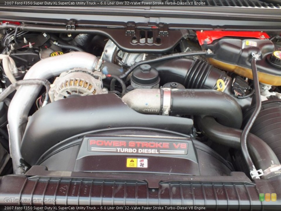 6.0 Liter OHV 32-Valve Power Stroke Turbo-Diesel V8 Engine for the 2007 Ford F350 Super Duty #63556933