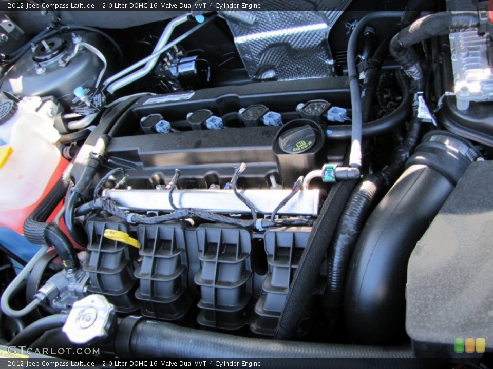 2.0 Liter DOHC 16-Valve Dual VVT 4 Cylinder 2012 Jeep Compass Engine