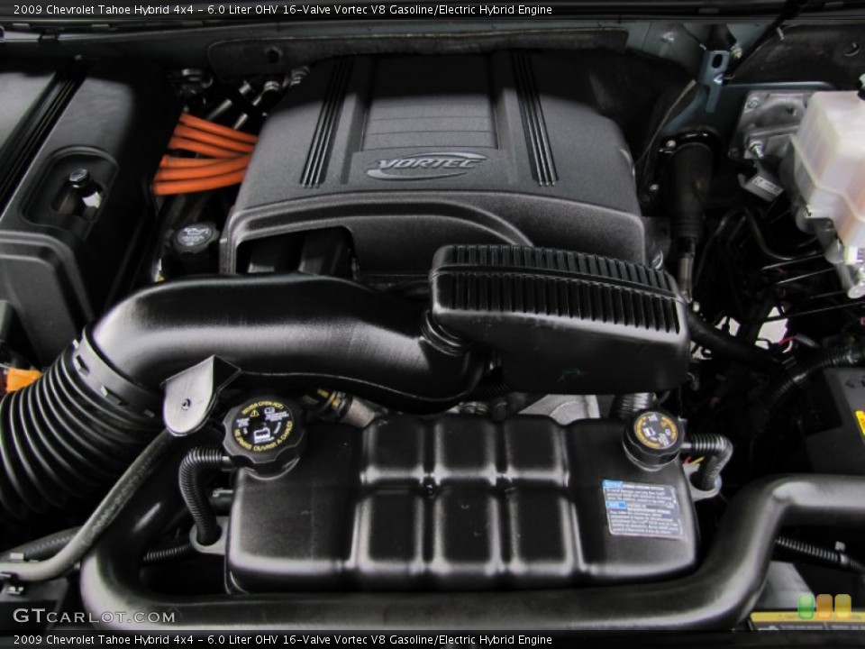 6.0 Liter OHV 16-Valve Vortec V8 Gasoline/Electric Hybrid Engine for the 2009 Chevrolet Tahoe #63560932