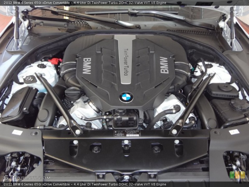 4.4 Liter DI TwinPower Turbo DOHC 32-Valve VVT V8 Engine for the 2012 BMW 6 Series #63570539
