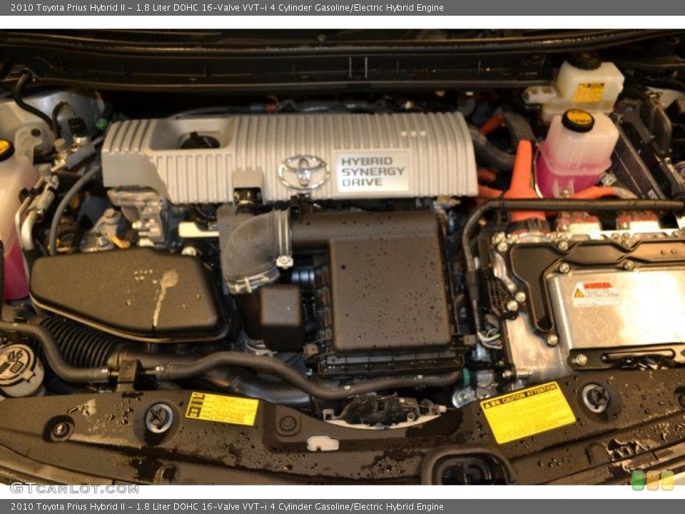 1.8 Liter DOHC 16-Valve VVT-i 4 Cylinder Gasoline/Electric Hybrid Engine for the 2010 Toyota Prius #63582860
