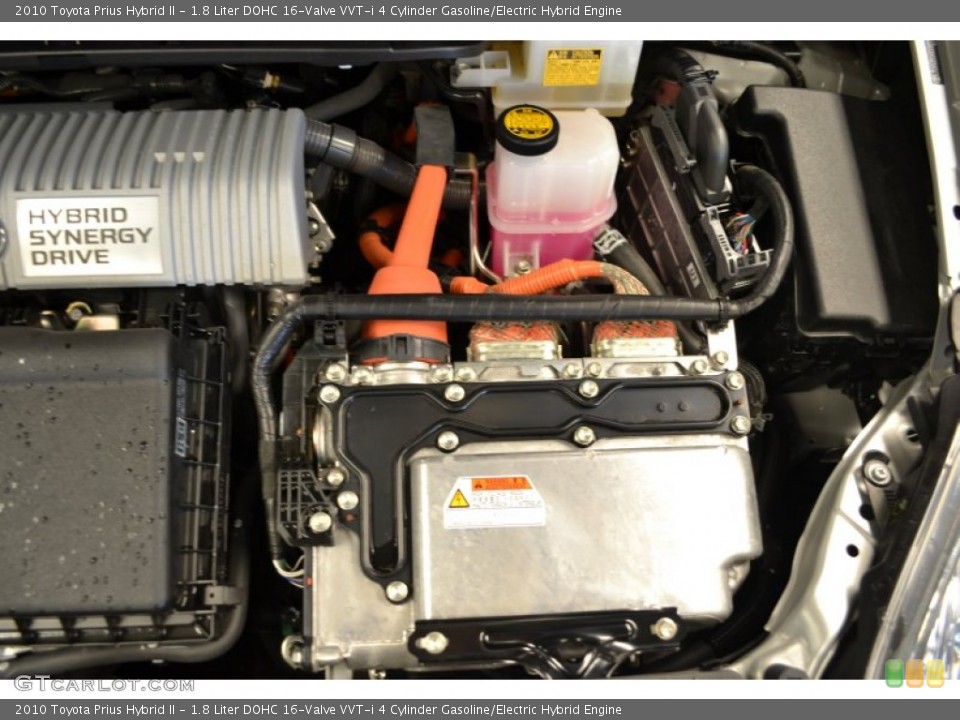 1.8 Liter DOHC 16-Valve VVT-i 4 Cylinder Gasoline/Electric Hybrid Engine for the 2010 Toyota Prius #63582872