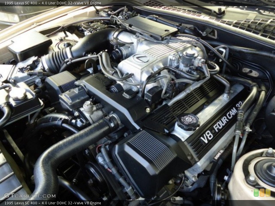 4.0 Liter DOHC 32-Valve V8 1995 Lexus SC Engine