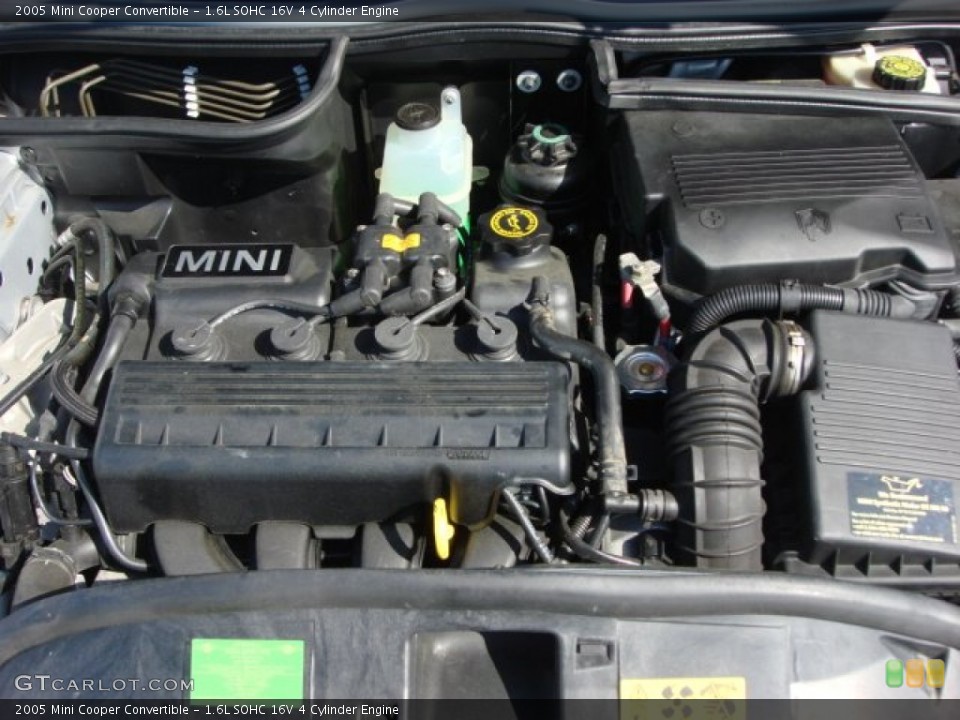 1.6L SOHC 16V 4 Cylinder 2005 Mini Cooper Engine