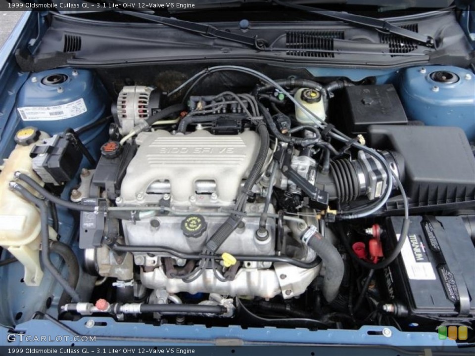 3.1 Liter OHV 12-Valve V6 Engine for the 1999 Oldsmobile Cutlass #63611437