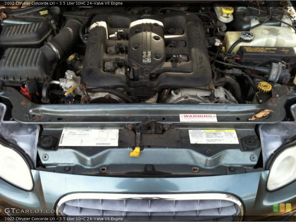 3.5 Liter SOHC 24-Valve V6 2002 Chrysler Concorde Engine