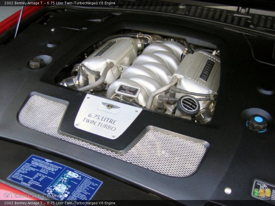 6.75 Liter Twin-Turbocharged V8 Engine for the 2002 Bentley Arnage #63613305