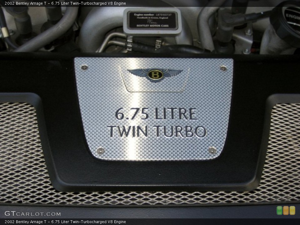 6.75 Liter Twin-Turbocharged V8 Engine for the 2002 Bentley Arnage #63613324