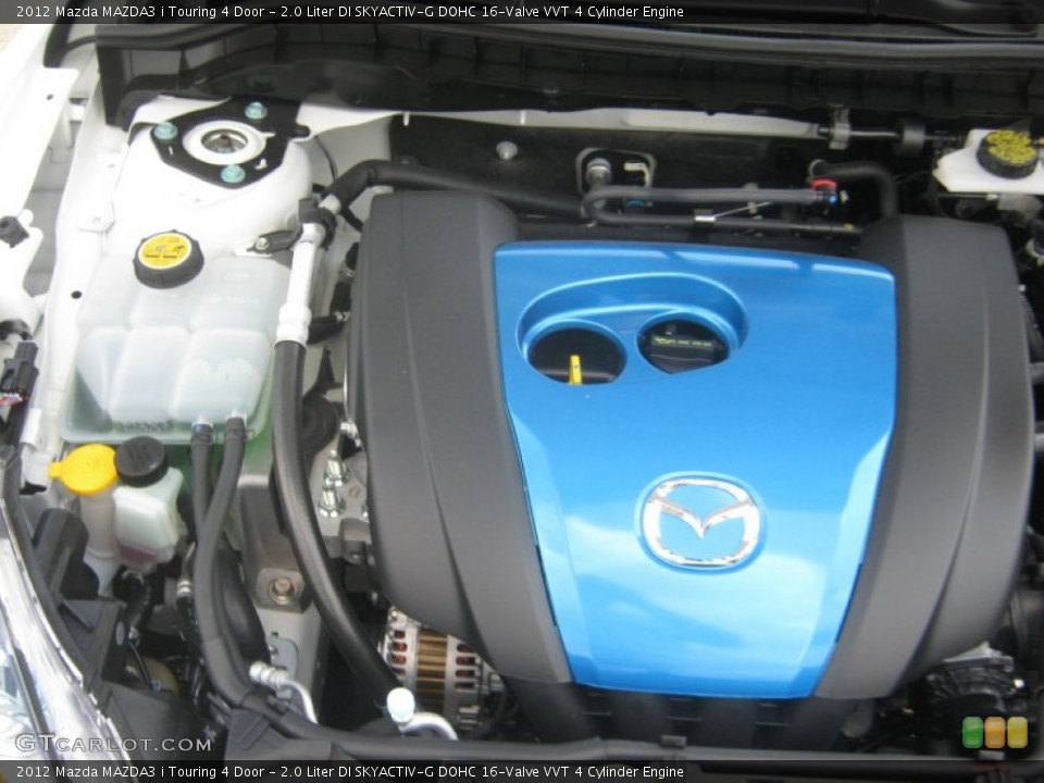 2.0 Liter DI SKYACTIV-G DOHC 16-Valve VVT 4 Cylinder Engine for the 2012 Mazda MAZDA3 #63614797