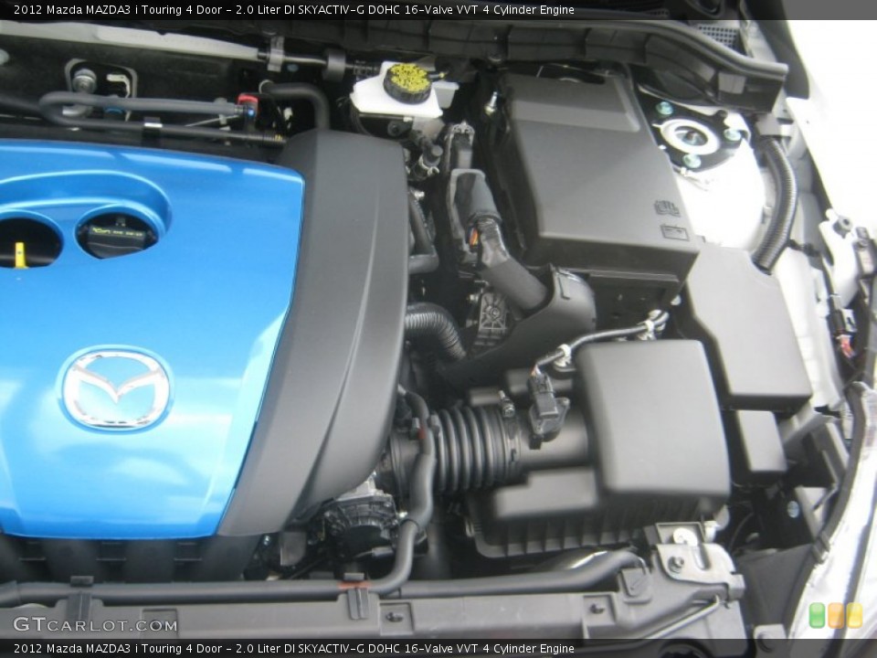 2.0 Liter DI SKYACTIV-G DOHC 16-Valve VVT 4 Cylinder Engine for the 2012 Mazda MAZDA3 #63614806
