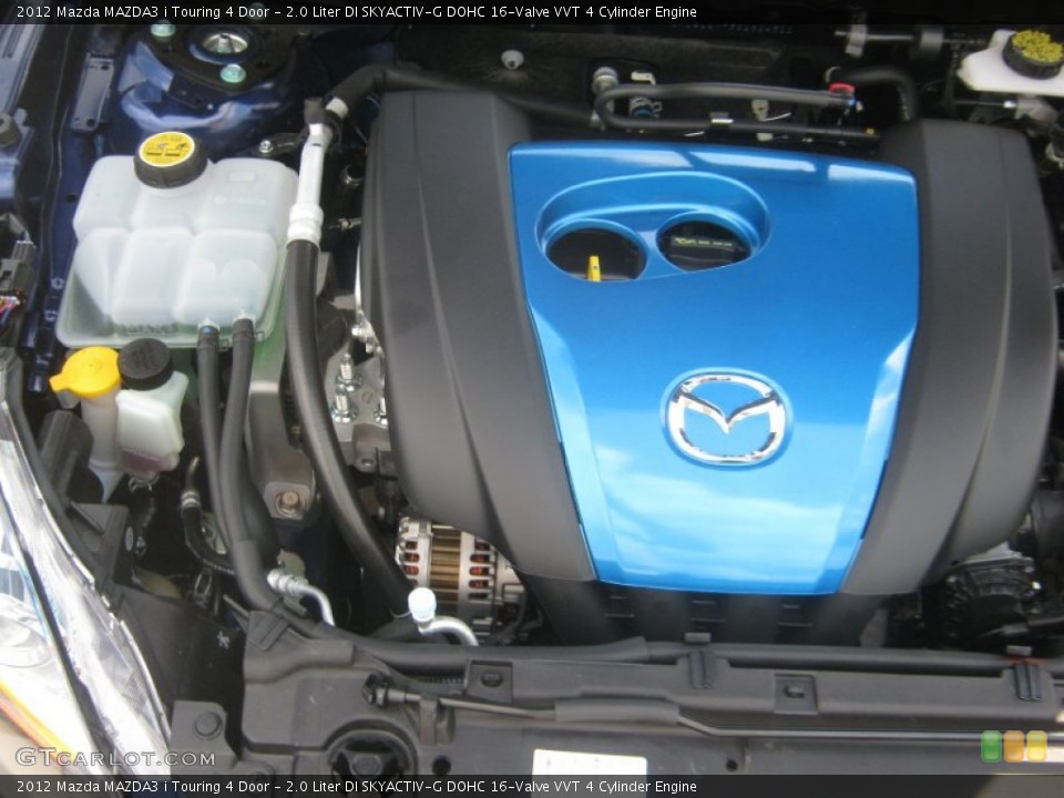 2.0 Liter DI SKYACTIV-G DOHC 16-Valve VVT 4 Cylinder Engine for the 2012 Mazda MAZDA3 #63615016