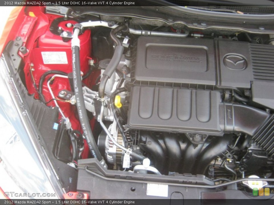 1.5 Liter DOHC 16-Valve VVT 4 Cylinder Engine for the 2012 Mazda MAZDA2 #63615895