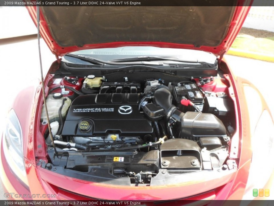 3.7 Liter DOHC 24-Valve VVT V6 Engine for the 2009 Mazda MAZDA6 #63617998