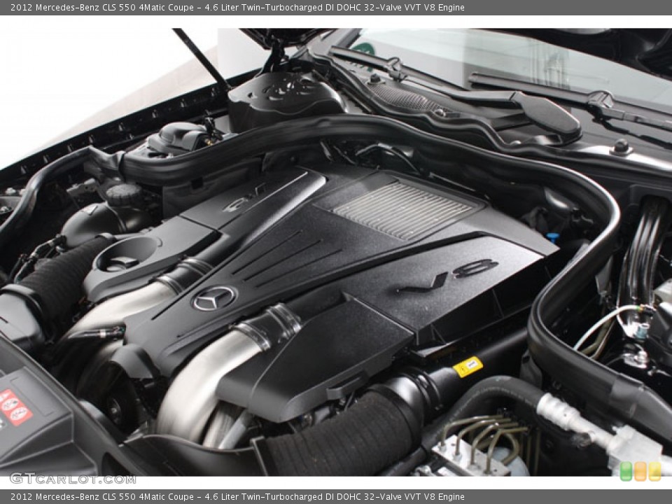 4.6 Liter Twin-Turbocharged DI DOHC 32-Valve VVT V8 Engine for the 2012 Mercedes-Benz CLS #63621886