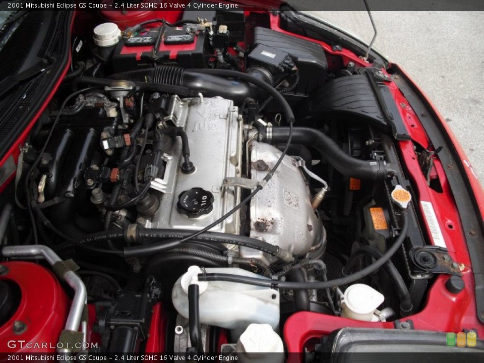 2.4 Liter SOHC 16 Valve 4 Cylinder Engine for the 2001 Mitsubishi Eclipse #63640711
