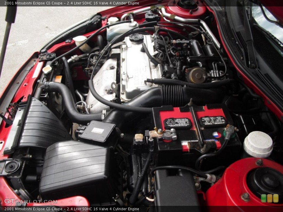 2.4 Liter SOHC 16 Valve 4 Cylinder Engine for the 2001 Mitsubishi Eclipse #63640720