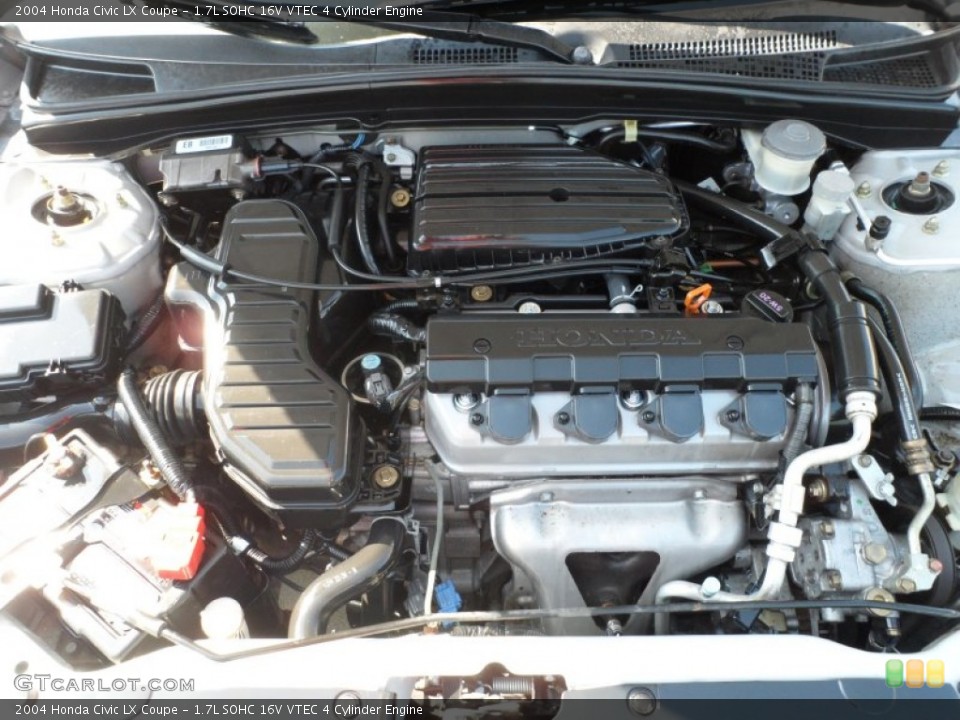 1.7L SOHC 16V VTEC 4 Cylinder Engine for the 2004 Honda Civic #63650599