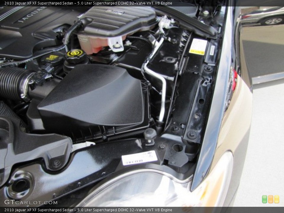 5.0 Liter Supercharged DOHC 32-Valve VVT V8 Engine for the 2010 Jaguar XF #63653656