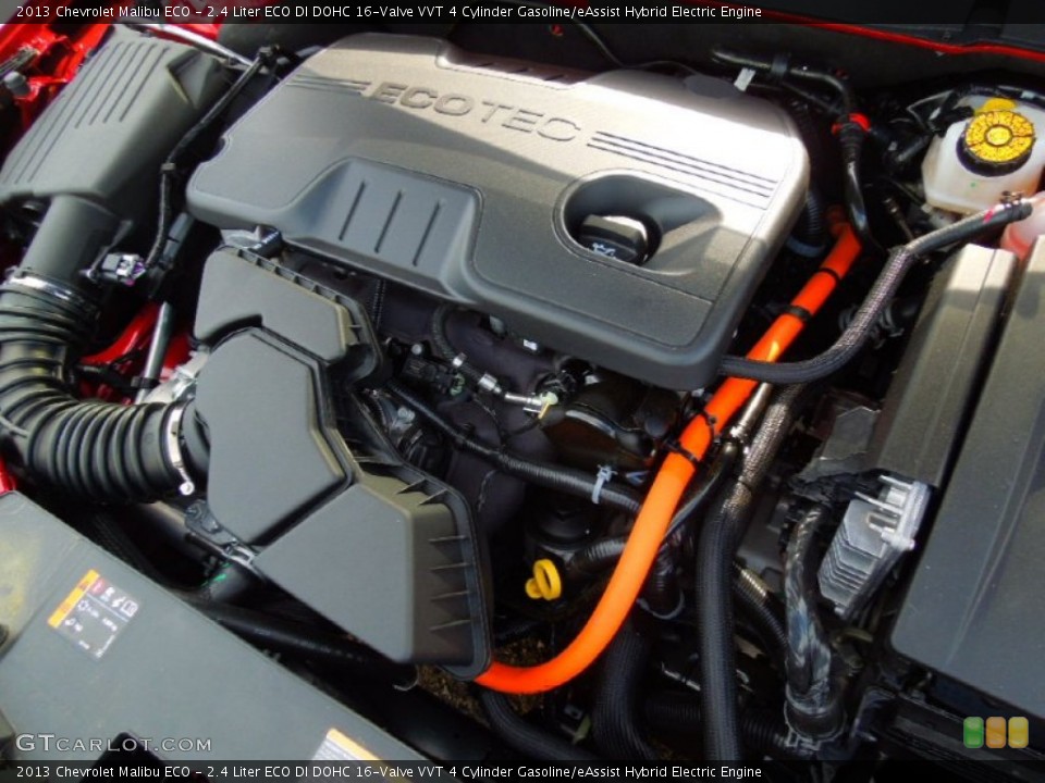 2.4 Liter ECO DI DOHC 16-Valve VVT 4 Cylinder Gasoline/eAssist Hybrid Electric Engine for the 2013 Chevrolet Malibu #63659140