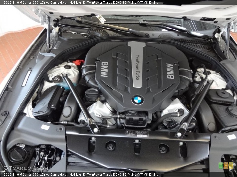 4.4 Liter DI TwinPower Turbo DOHC 32-Valve VVT V8 Engine for the 2012 BMW 6 Series #63682938